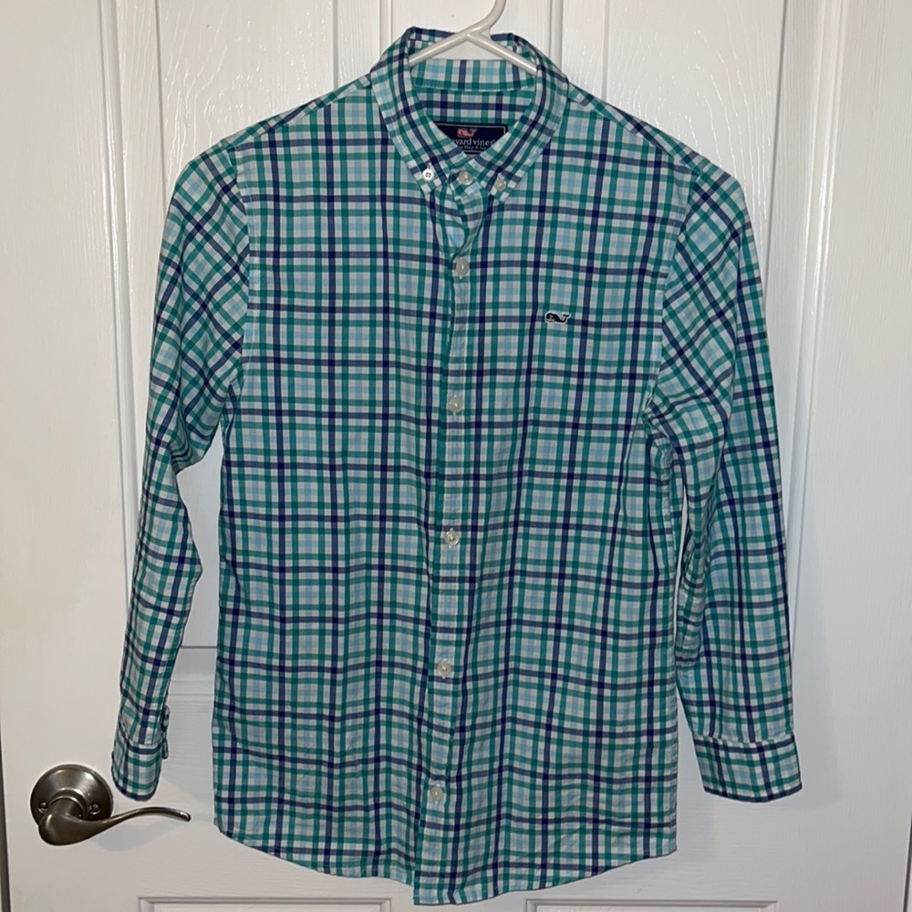 Boys vineyard vines long sleeve button down